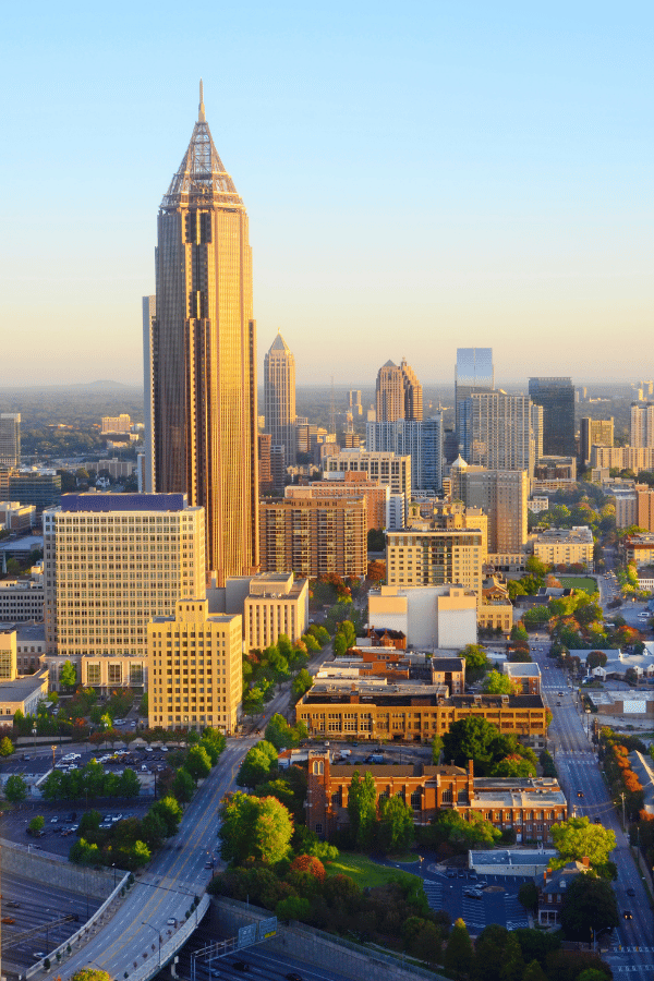 Downtown Atlanta skyline, PowerChampions of Georgia service area Downtown Atlanta skyline, PowerChampions of Georgia service area